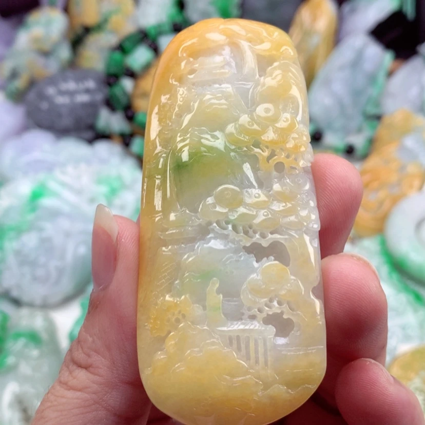 【闪购商品】翡翠吊坠(不含链)未镶嵌