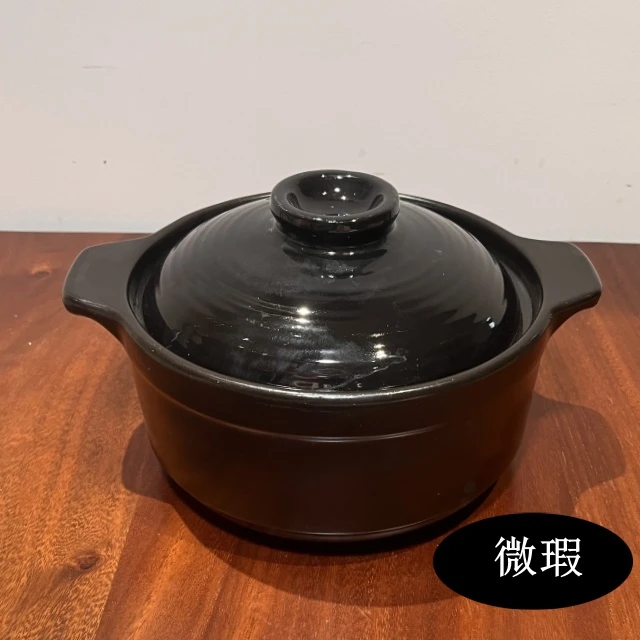 复古黑色砂锅干烧不裂明火砂锅煤气火家用汤煲商用煮米粉米线砂锅