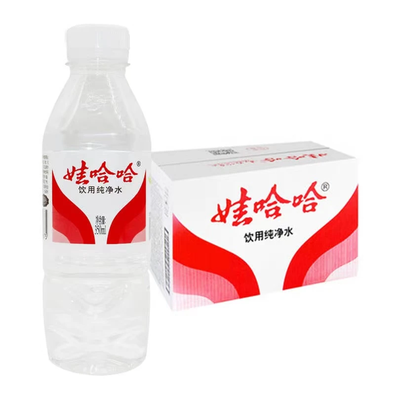 娃哈哈纯净水350ml*12/24瓶小瓶装饮用水常温煮饭办公室会议用水