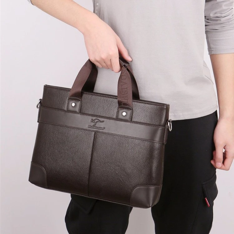 （35cm*26cm*7cm）新款男士公文包手提包商务百搭单肩斜挎包8809