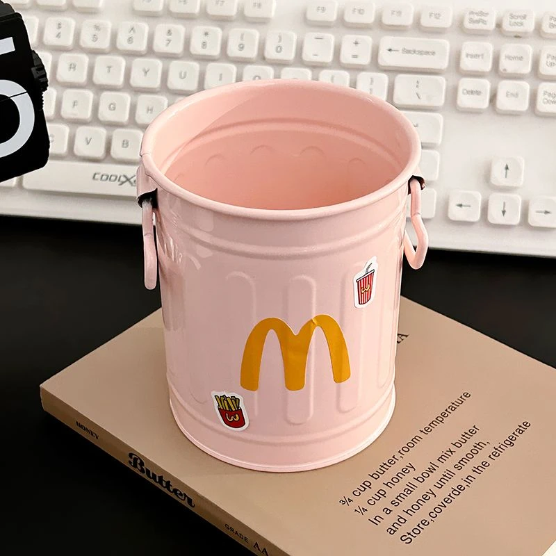 麦门M笔筒收纳盒塑料学生桌面可爱办公室文具卡通个性大容量家用