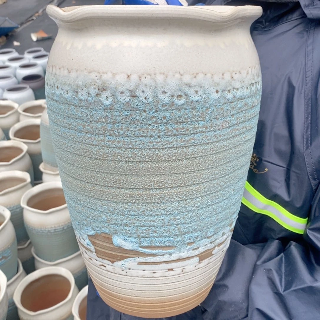 红陶20CM（含）-50CM（不含）口20高31瑕疵