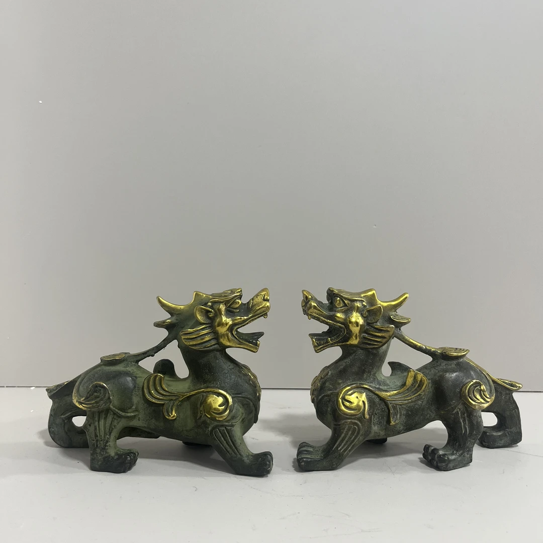 动物类铜小件多款式动物铜摆件铜麒麟大象铜牛貔貅摆件