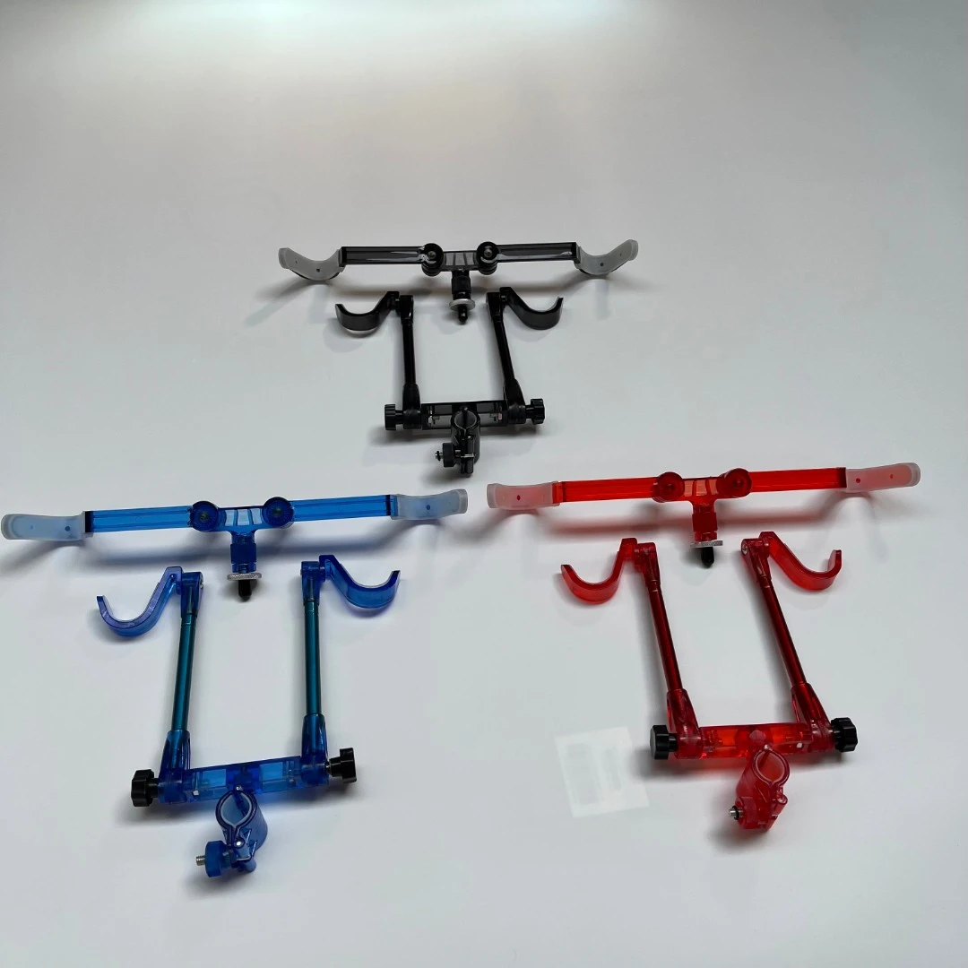 新款双杆单杆拐角支架头后挂 渔具配件用品