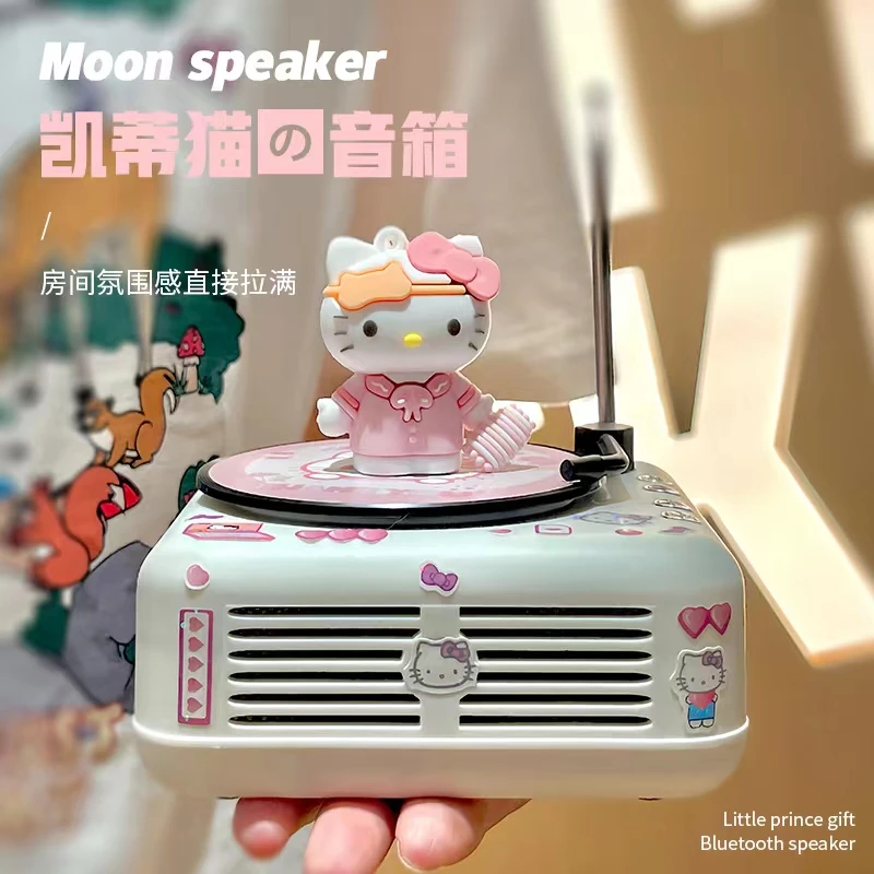KT猫音箱无线音响凯蒂猫少女心复古迷你可爱女生生日礼物女友情侣