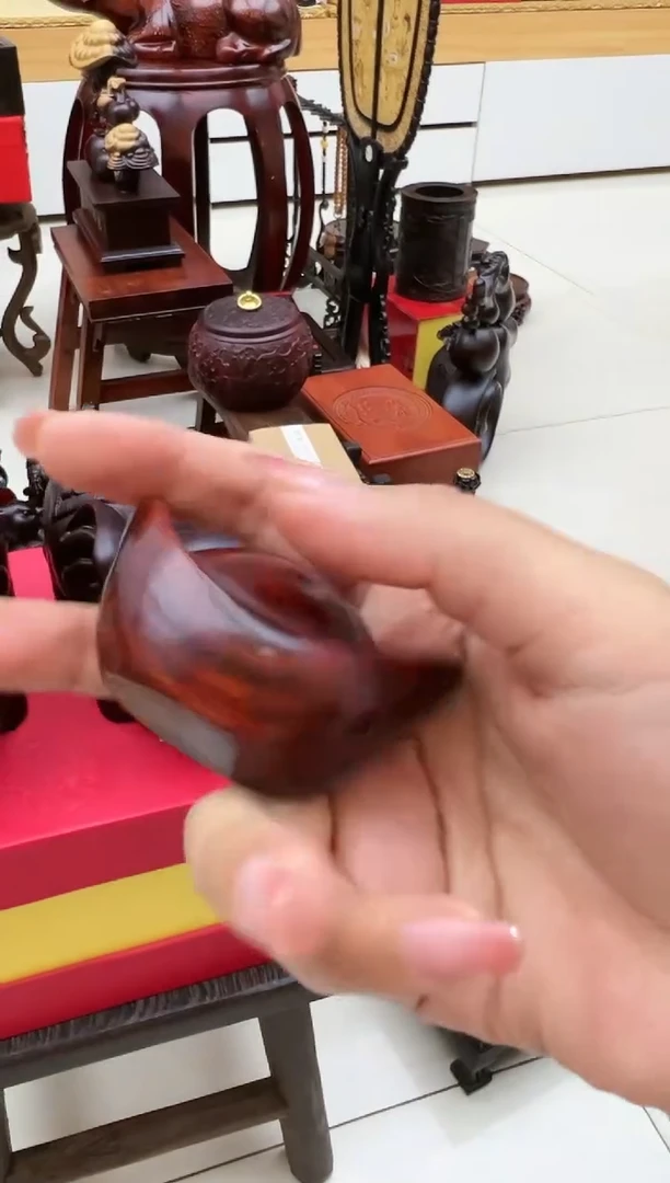 【闪购商品】紫檀元宝淘多奇好物