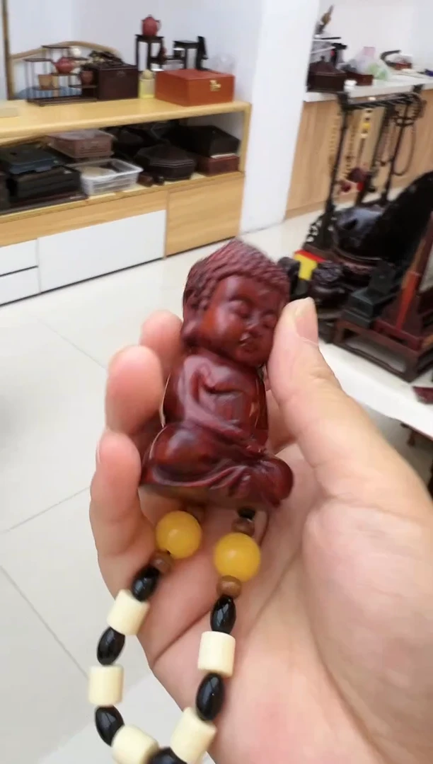 【闪购商品】紫檀宝宝佛淘多奇好物