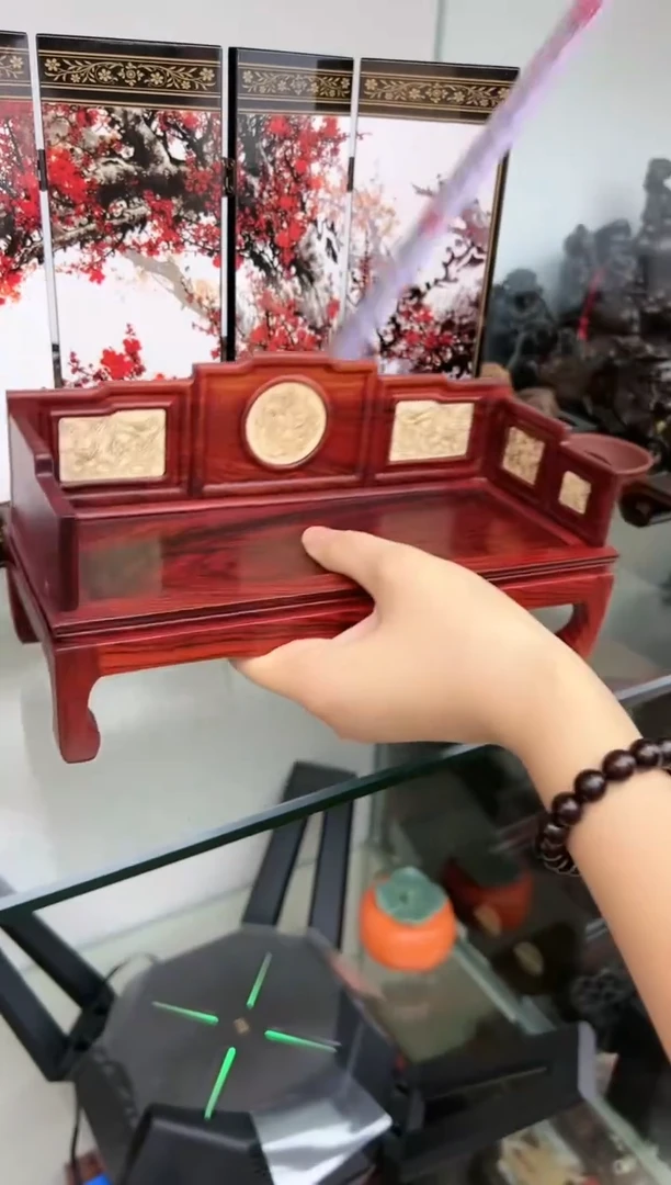 【闪购商品】红酸枝七屏罗汉床淘多奇好物