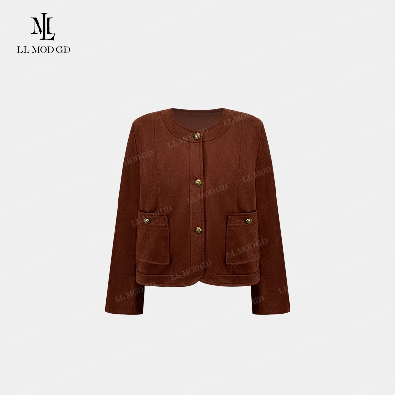 LL·MOD·GD韩系名媛气质小香风外套2024秋时尚设计感上衣YL-252958