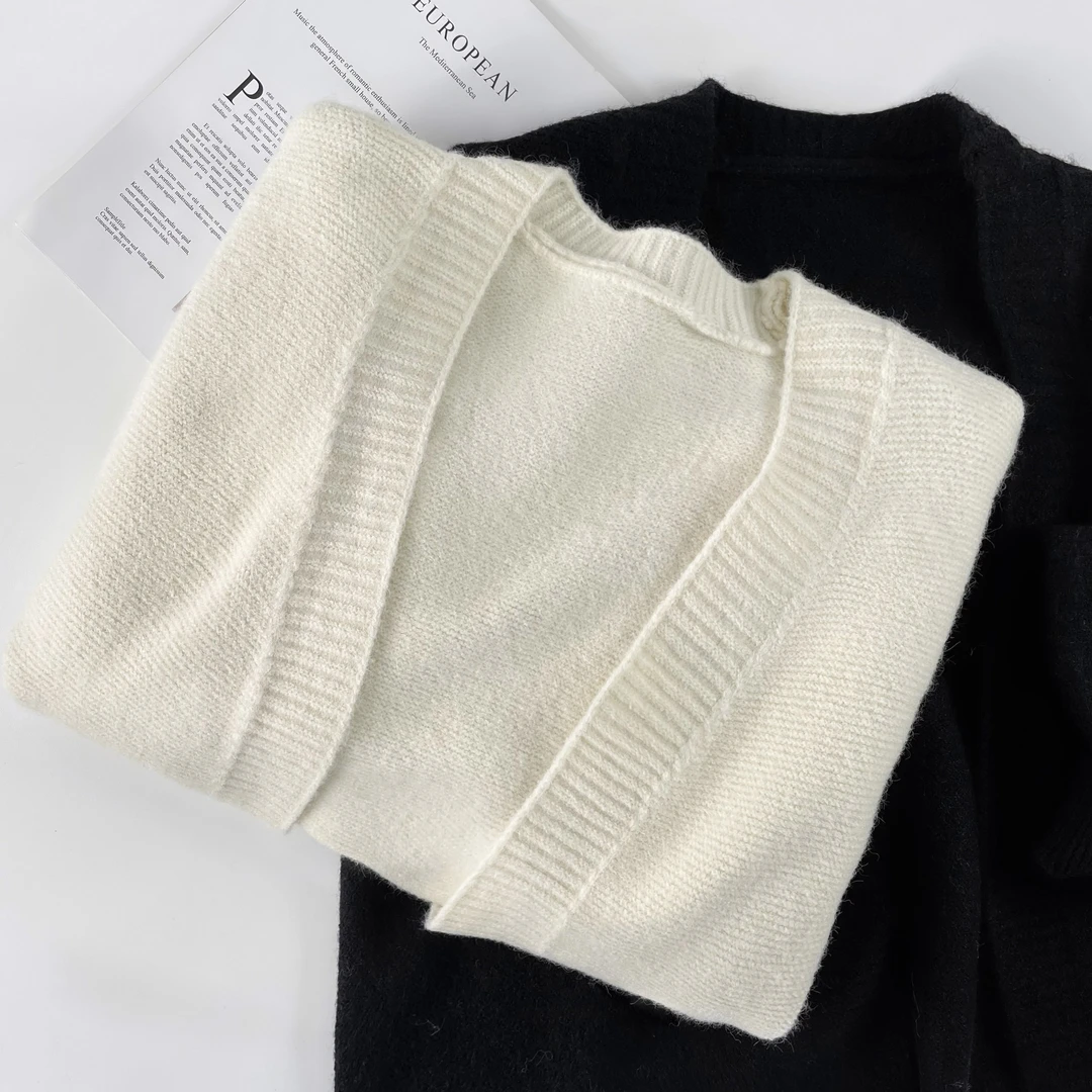 清酒微甜  针织衫2024秋冬纯色网红同款时尚百搭上衣YLXR-253806