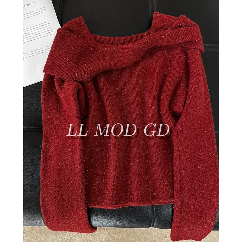 冬日开场  长袖套头毛衣秋冬宽松保暖百搭套头针织上衣YL-255131