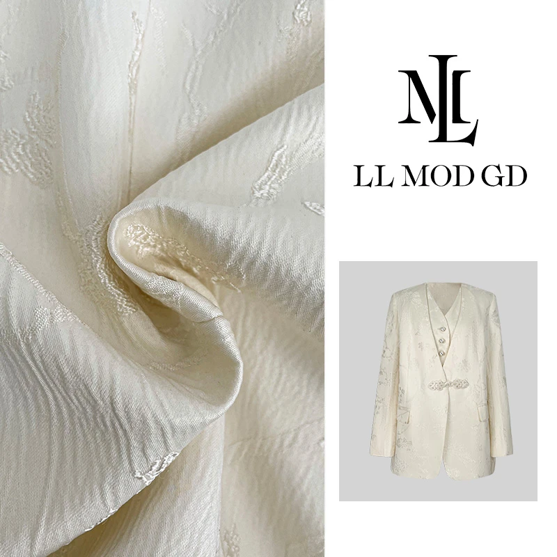 LL MOD GD | 春秋中国风绣花长袖重工气质时尚西装外套RJ-250590