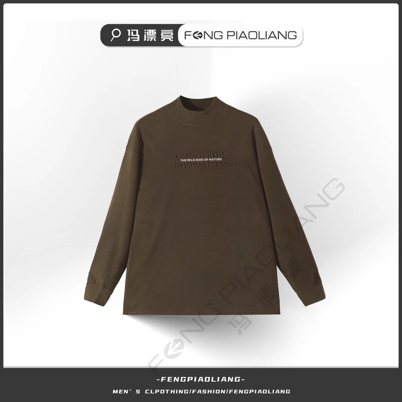 咖【恒温守护者】911秋冬恒温重工钢印滴胶简约双面德绒卫衣情侣款