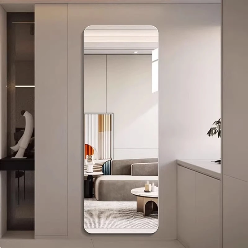 镜子家用全身镜高清玻璃镜子自粘学生宿舍穿衣镜贴墙粘贴试衣镜