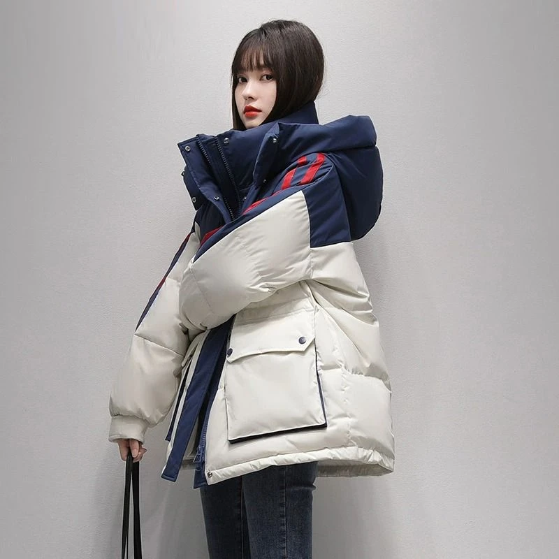 雪中飞羽绒服女短款2023冬季新款加厚高档白鸭绒保暖显瘦韩版时尚