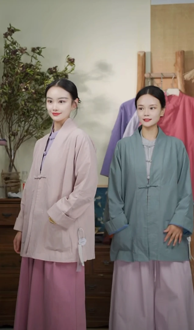 24150 12支双层男女同款一粒扣外套