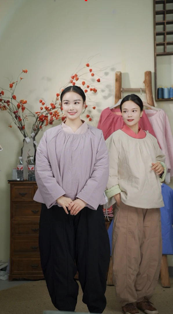 七初的布衣 法式加棉上衣