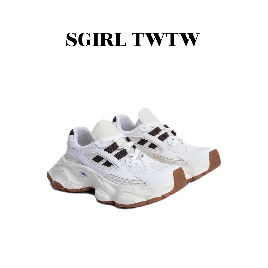 SGIRL TWTW高级感重工老爹鞋女2024新款厚底运动鞋休闲鞋