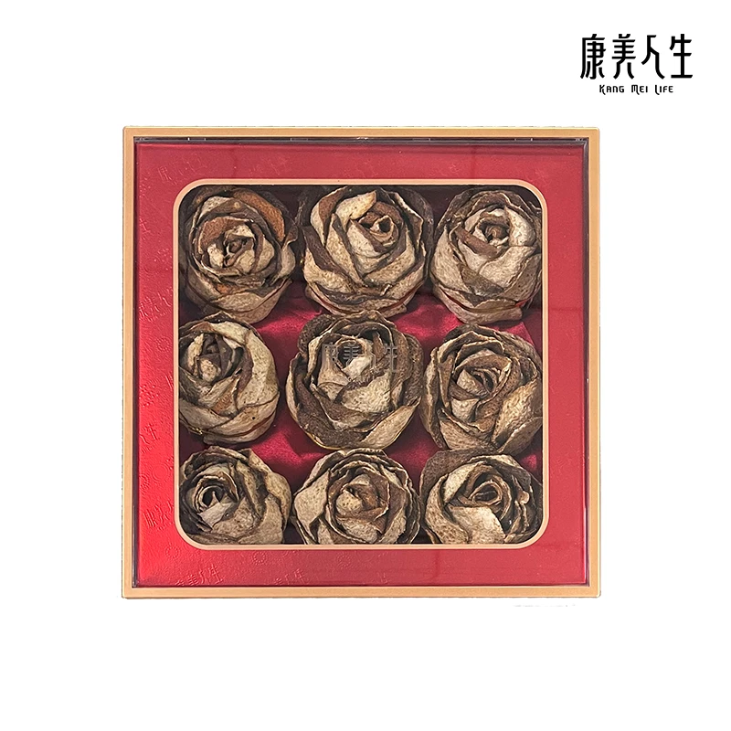 康美人生新会陈皮东甲圈枝陈皮花 干仓陈化6年325g/盒