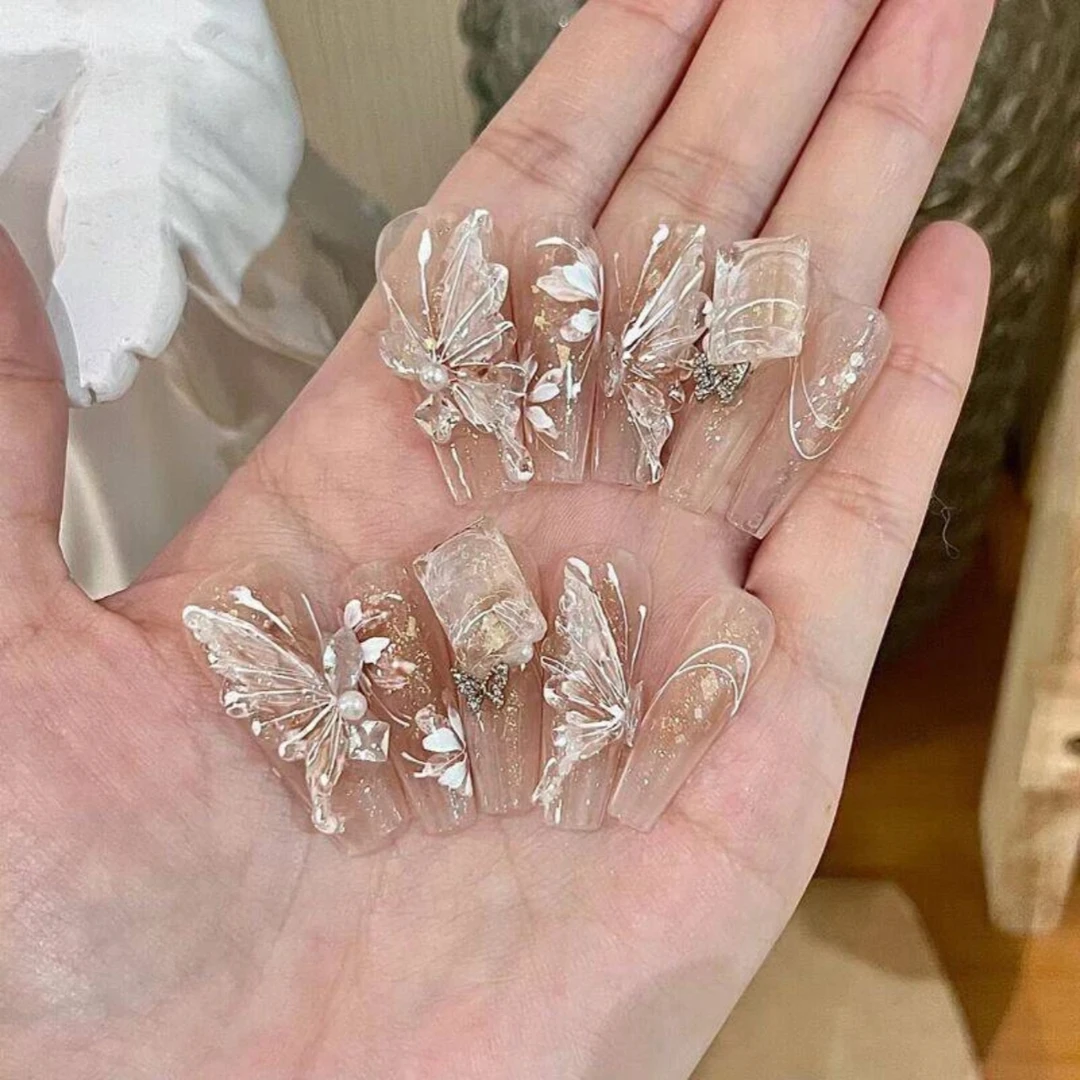 【按照主播说的编码拍】纯手工穿戴甲N退N换