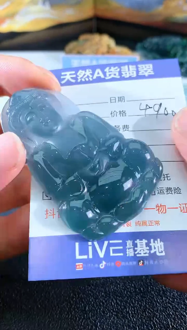 【闪购商品】翡翠颈饰未镶嵌观音