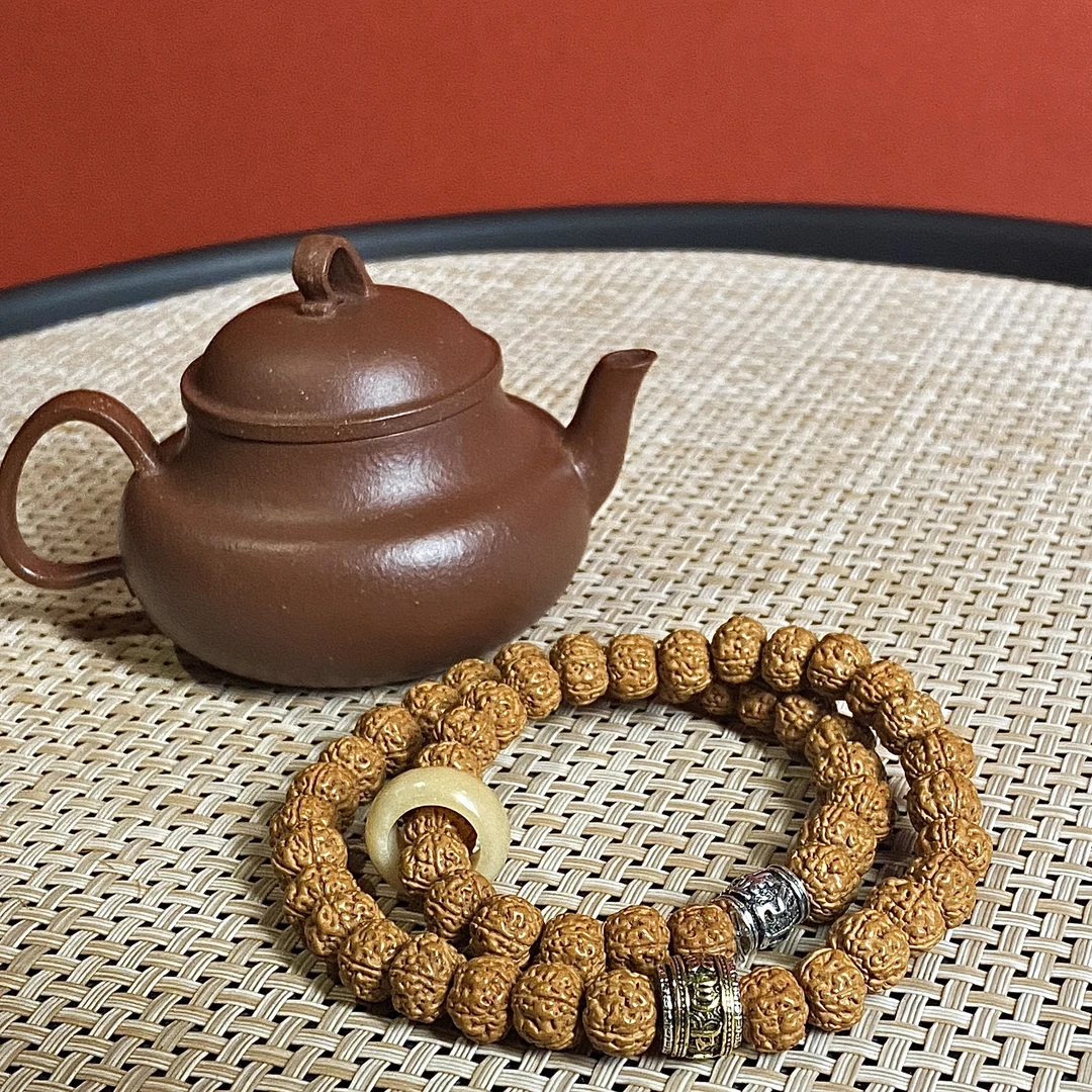 【江苏工美福利】原生老树小金刚菩提多圈手串*FL-007