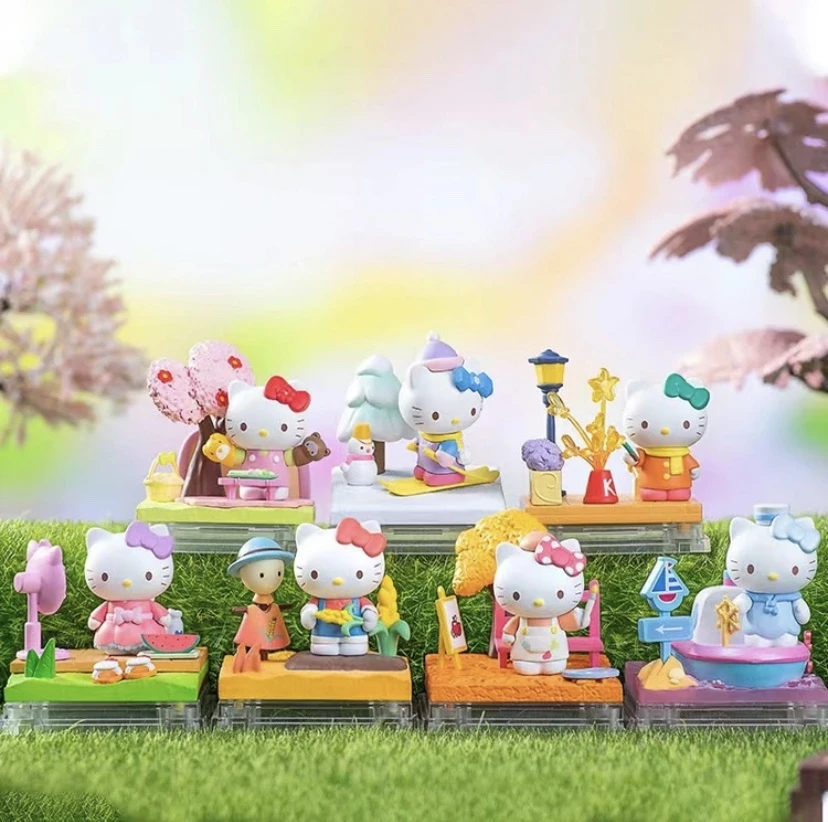 【拆盒不退】HelloKitty遇见四季盲盒潮玩手办女生礼物