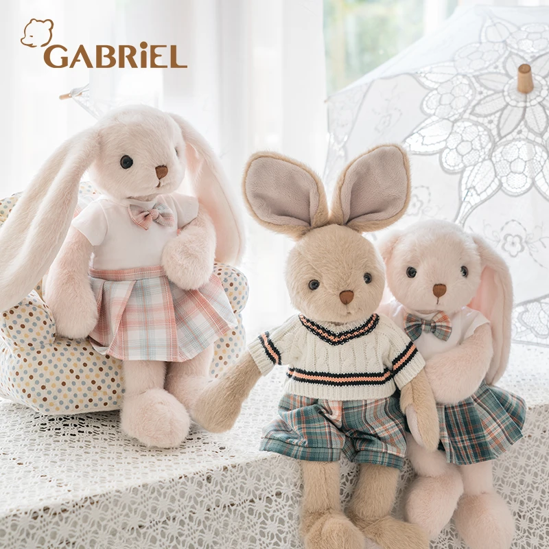 伽百利Gabriel可爱jk制服兔子公仔毛绒玩偶睡觉抱枕情侣节日礼物