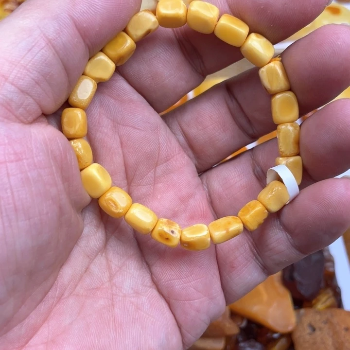 琥珀手链未镶嵌手串