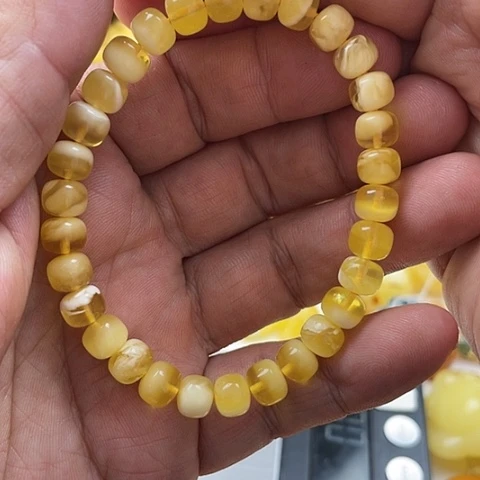 琥珀手链未镶嵌手串
