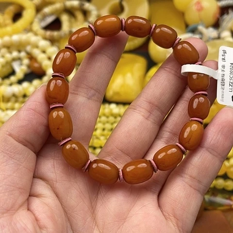 琥珀手链未镶嵌手串