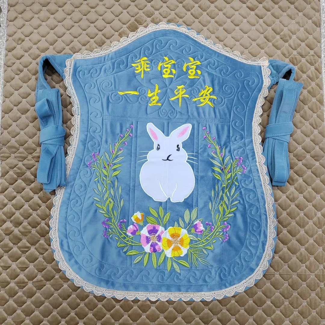 云贵川传统民族背扇学步带袋绣花带娃哄睡外出四季用品腰凳新生儿