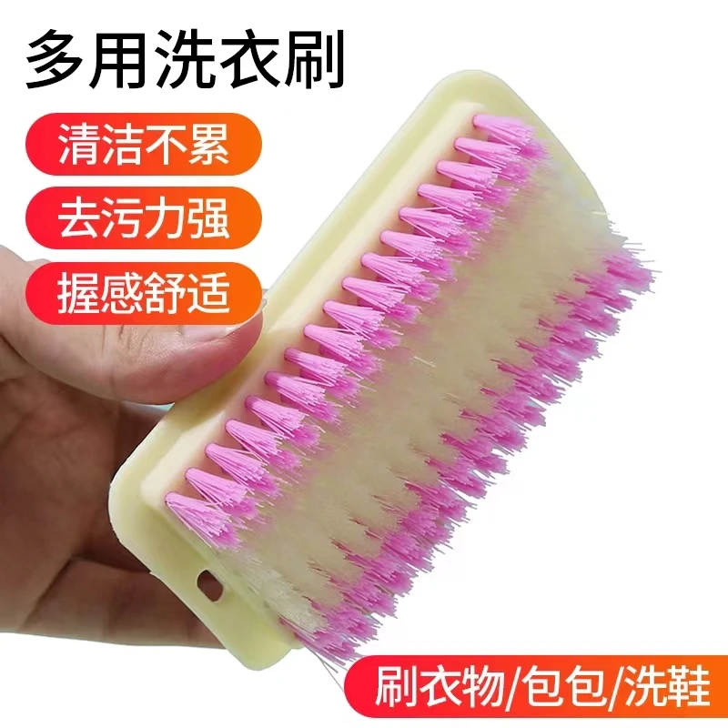 洗衣刷硬毛不掉毛尼龙板刷多功能清洁刷地板家用强力去污长柄洗鞋