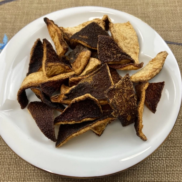 土种香橼皮，无由持一碗，寄与爱茶人，原味好茶