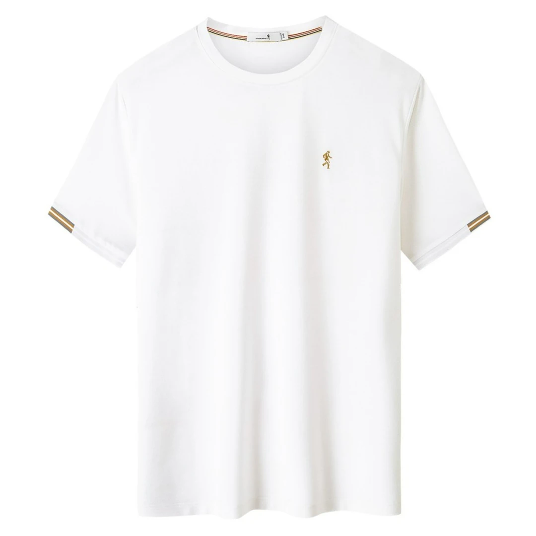 【桑蚕丝】与狼共舞短袖T恤2025夏季新款柔软简约百搭舒适圆领半袖