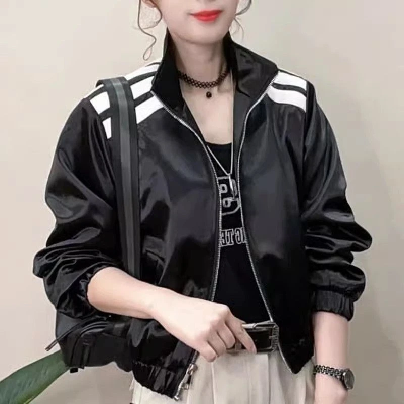 欧货休闲牛仔外套女2024秋冬新款拼接加棉夹克洋气百搭短款上衣潮