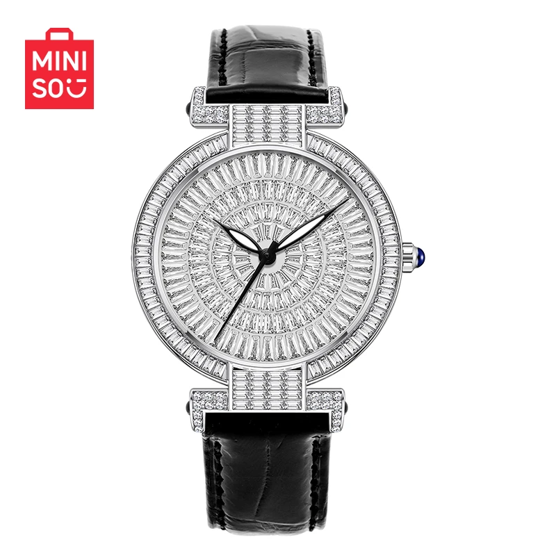 【豆姐专属】MINISO/名创优品满天星系列轻奢女士百搭石英腕表