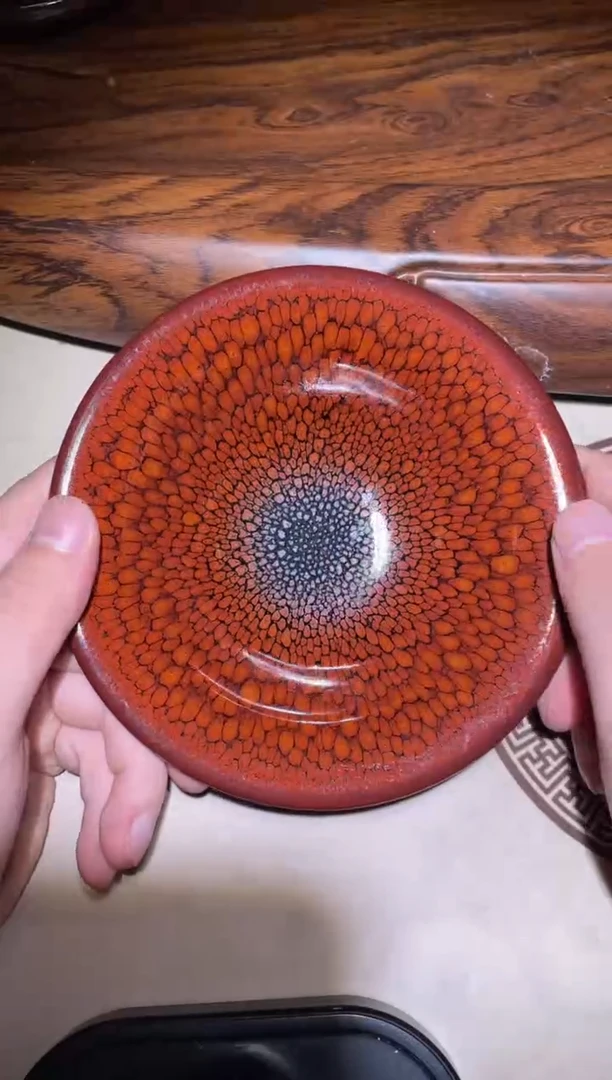 【闪购商品】茶盏名家建盏朱志雄（带证书礼盒）14