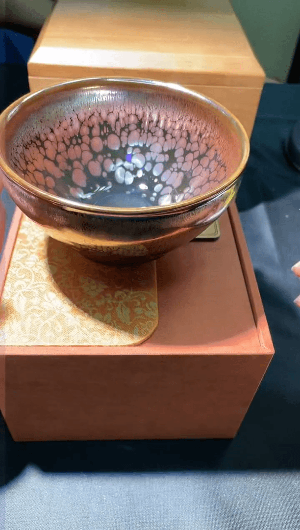 【闪购商品】茶盏名家黄小英建盏（带证书礼盒）
