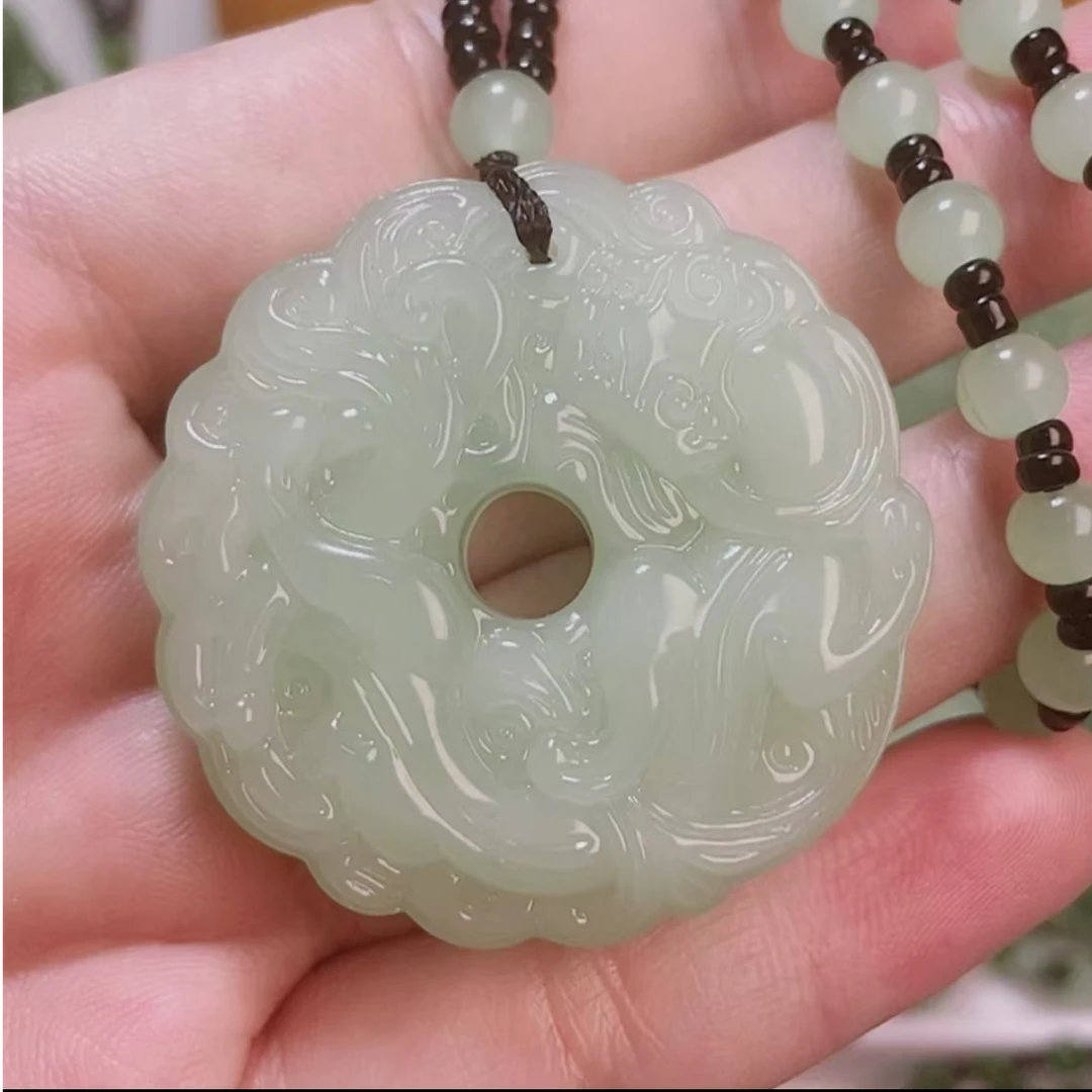 平安如意吉祥扣经典吊坠百搭浅色