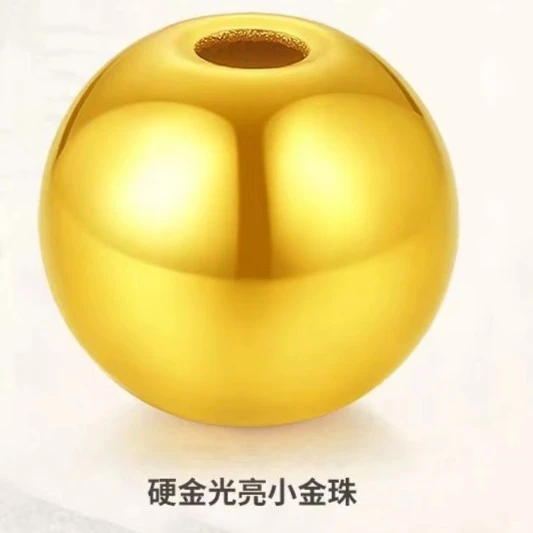 足金999小金珠转运珠吊坠  DZ0034