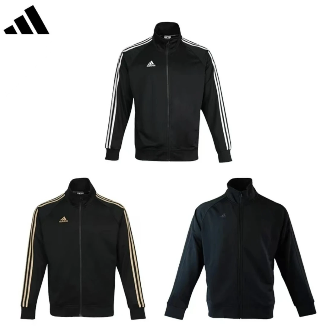 adidas/阿迪达斯运动休闲针织立领夹克外套TR30JR跆拳道