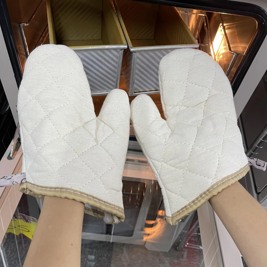 【好物节】UKOEO高比克米白色高温防烫手套烘焙手套