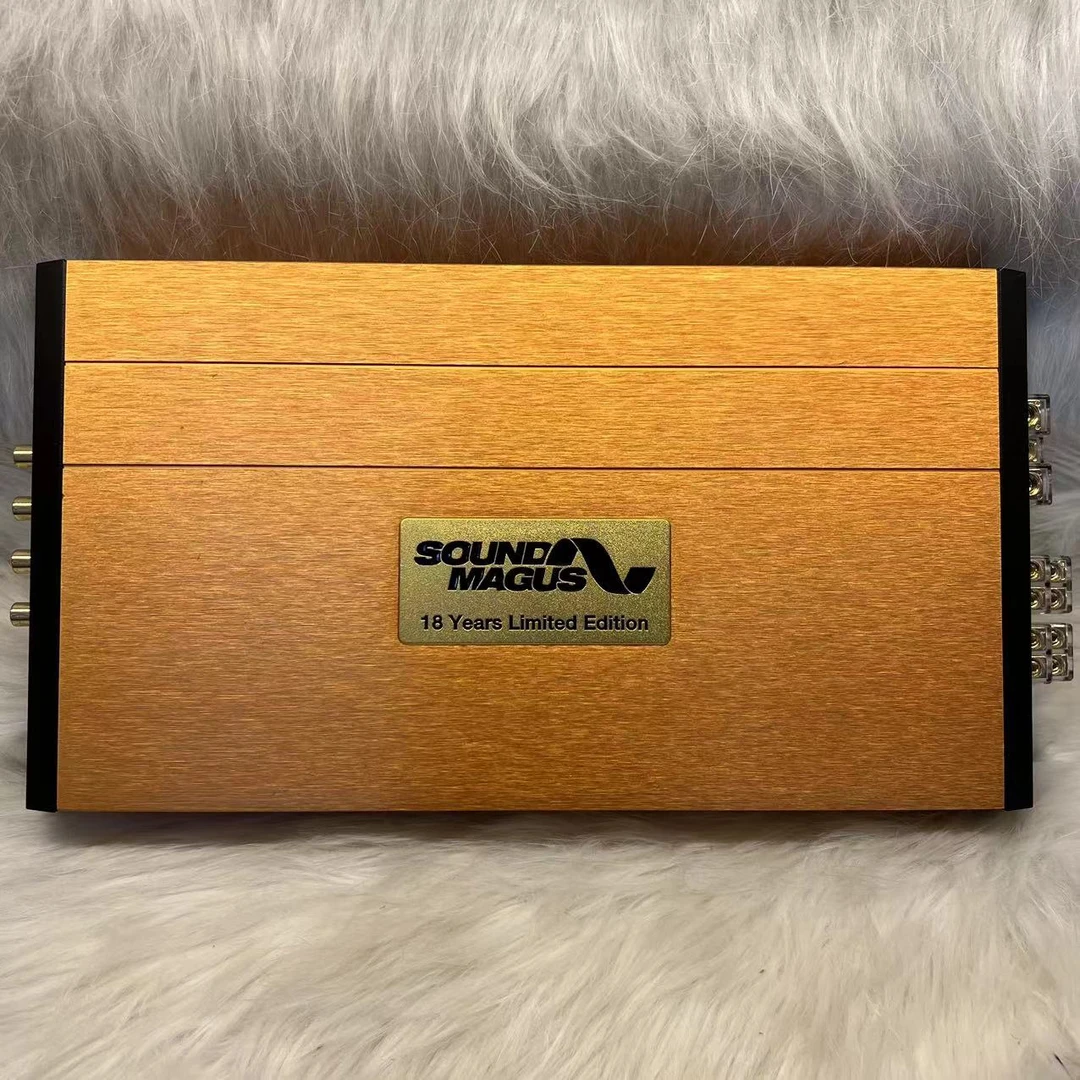 库存汽车音响圣美歌发烧级大功率4声道四路功放E800.4