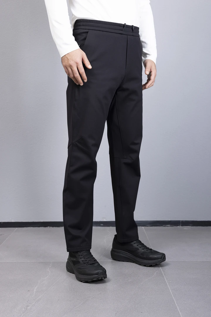 秋冬新款男士运动休闲纯色直脚卫裤咖色弹力百搭运动裤 FK5