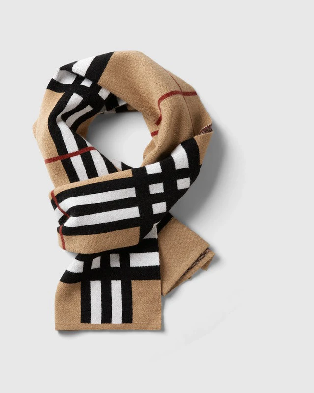 冬季高档加厚保暖围巾男士针织围巾