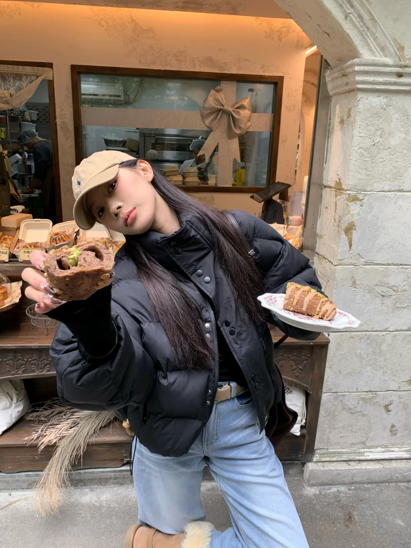 清清款/70不是七十【冰岛雪服】秋冬保暖日常休闲简约短款棉服外套