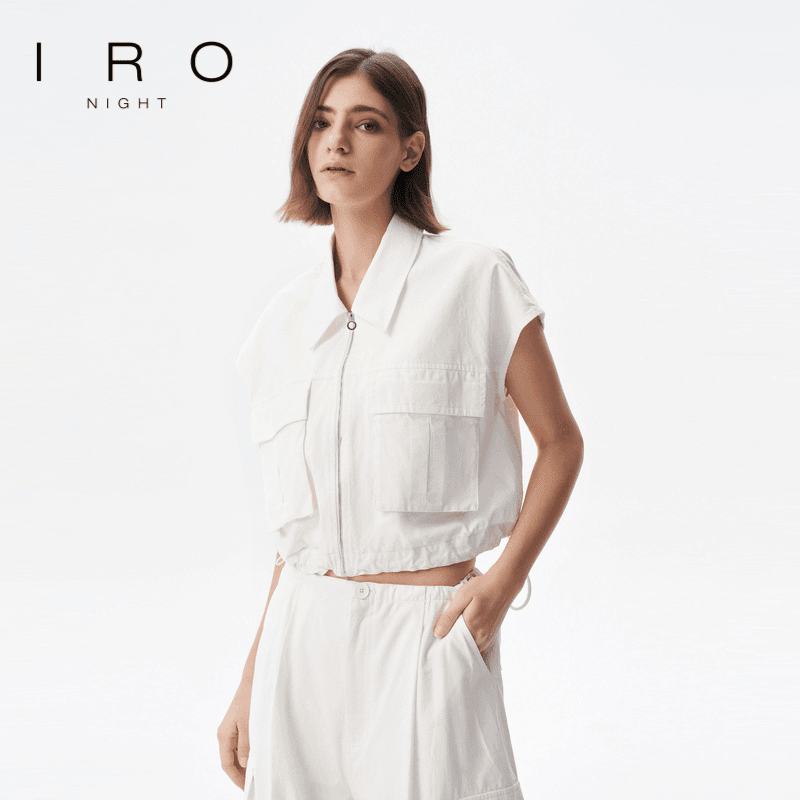 iro night IRONight纯棉马甲三件套外套工装半身裙长裤法式轻奢24春季新款