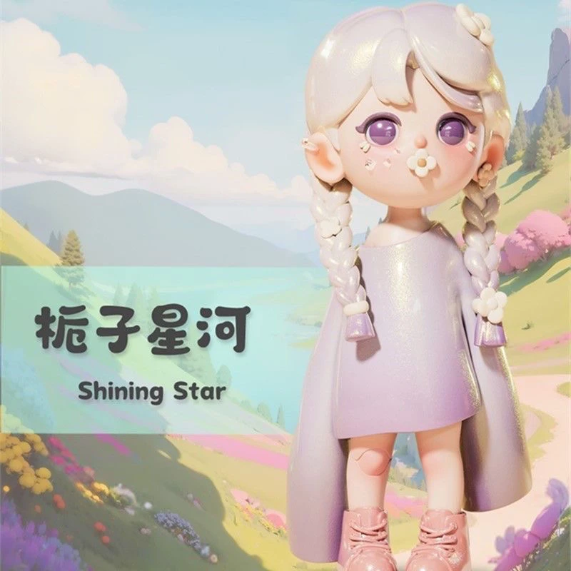 正版winkyee你好闪闪盲盒潮酷女孩潮玩摆件手办