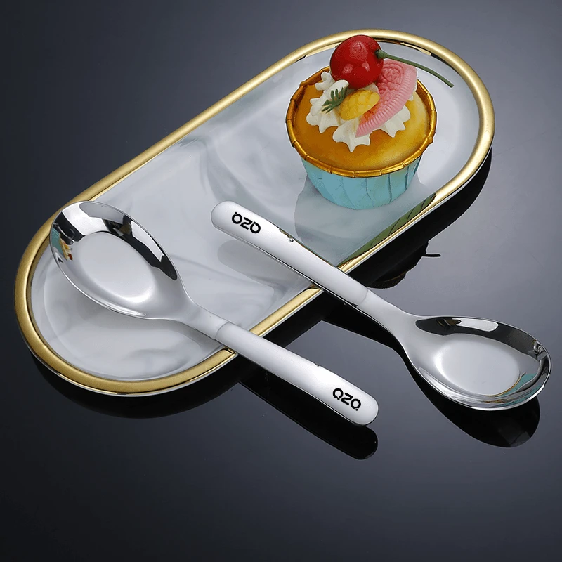 （拍1发2）304不锈钢汤勺加厚易清洗不生锈家用如意勺